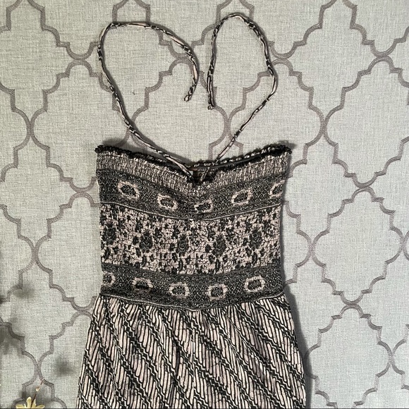 Free People Chic Smocked Wide Leg Halter Jumpsuit - Picture 7 of 16